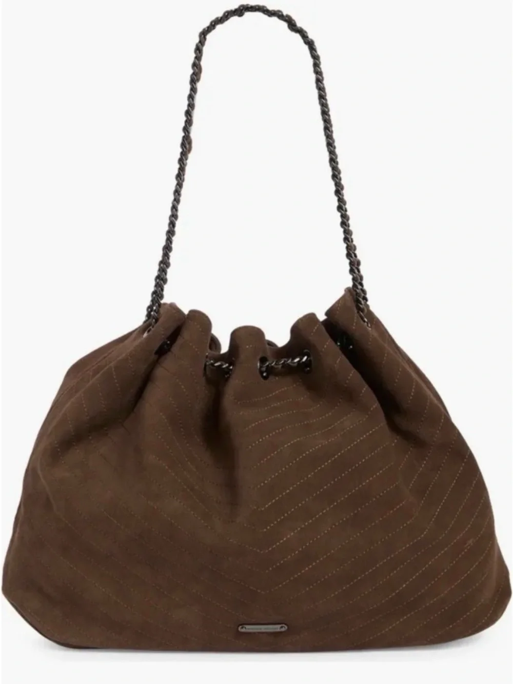 NWT Brown Suede Rebecca Minkoff Tote